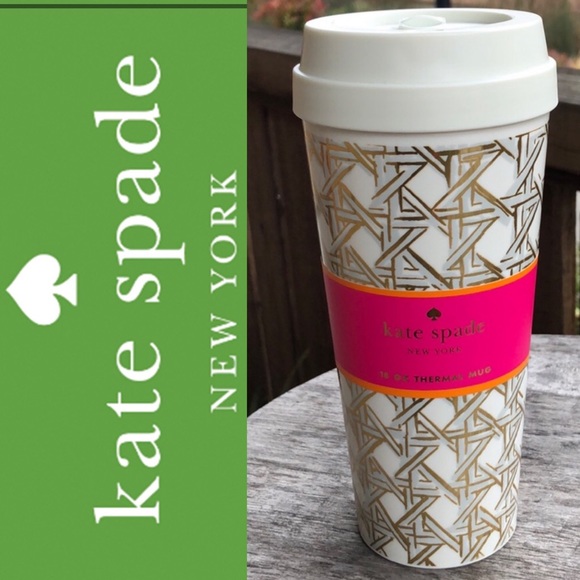 kate spade Other - Kate spade 16 oz thermal mug